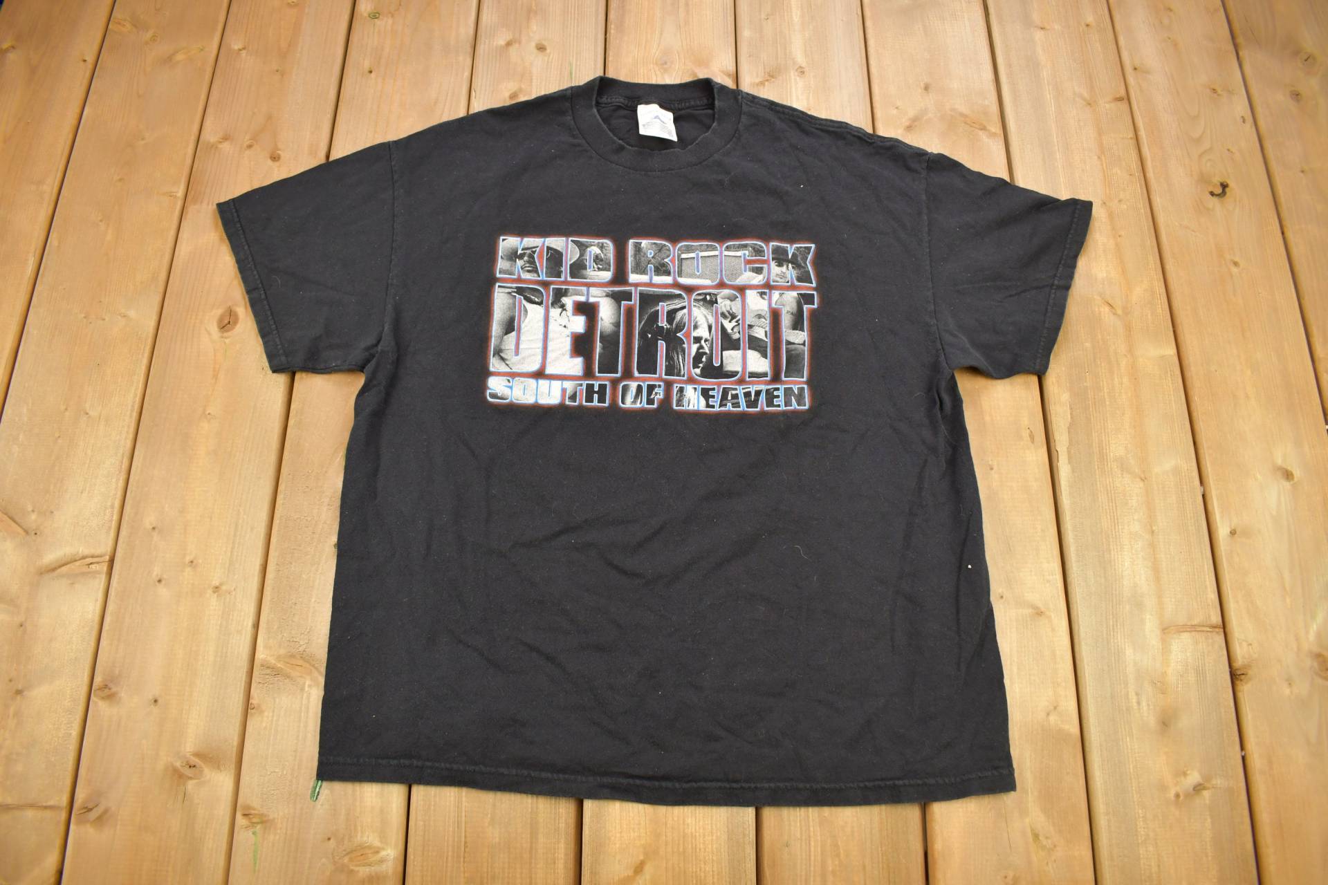 Vintage 2002 Kid Rock Detroit South Of Heaven Tour T-Shirt/Band Shirt Musik Promo Premium von Lostboysvintage