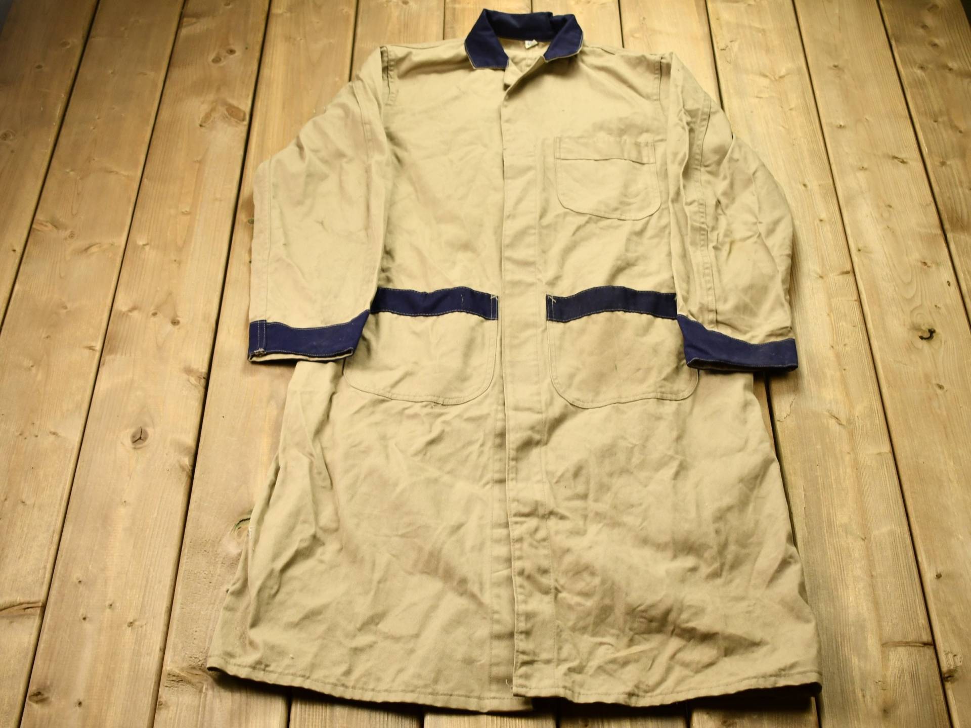 Vintage 1950Er Workwear Canvas Mantel von Lostboysvintage