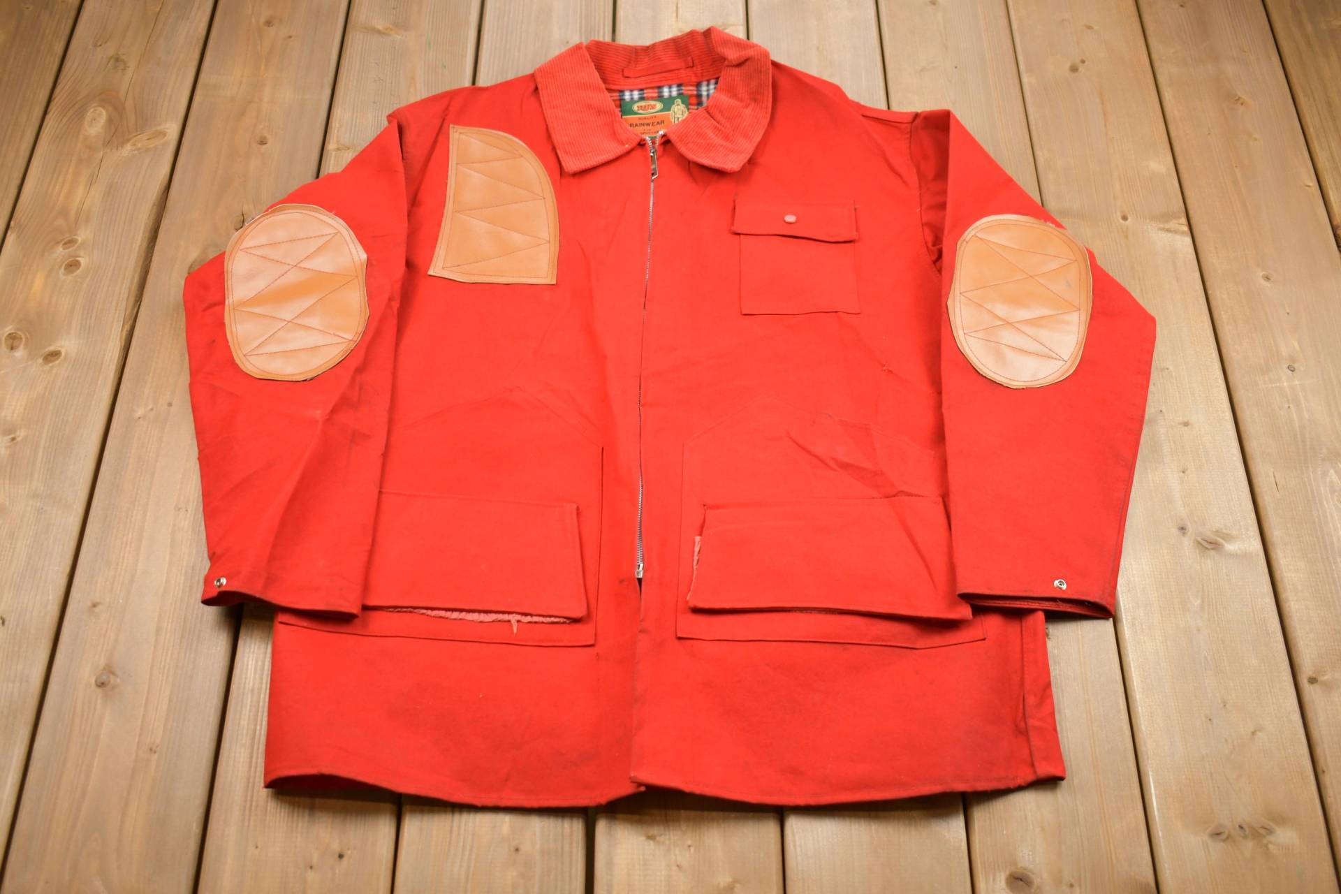 Vintage 50Er Jahre Jagdjacke Mit Innenfutter/Workwear Streetwear Made in Japan Gefütterte Jacke Ellbogenpatches Regenbekleidung Vintage 50Er Jahre Jagdjacke Mit Innenfutter/Workwear Streetwear Made in Japan Gefütterte Jacke Ellbogenpatches Regenbekleidung von Lostboysvintage