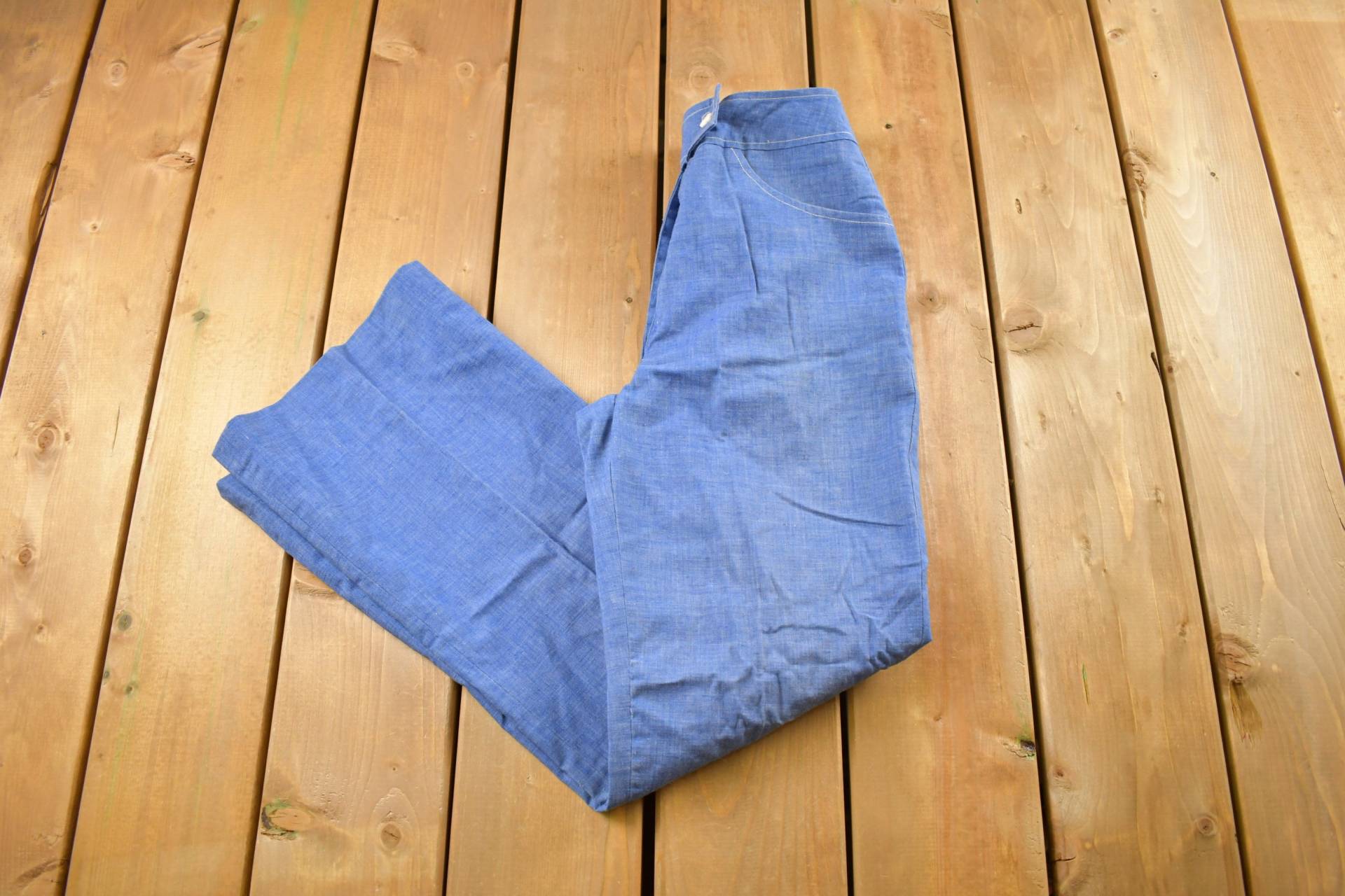 Vintage 70Er Jahre Seaton Hall Jeans Hose Größe 26 X 28/Made in Usa American Arbeitskleidung Streetwear von Lostboysvintage