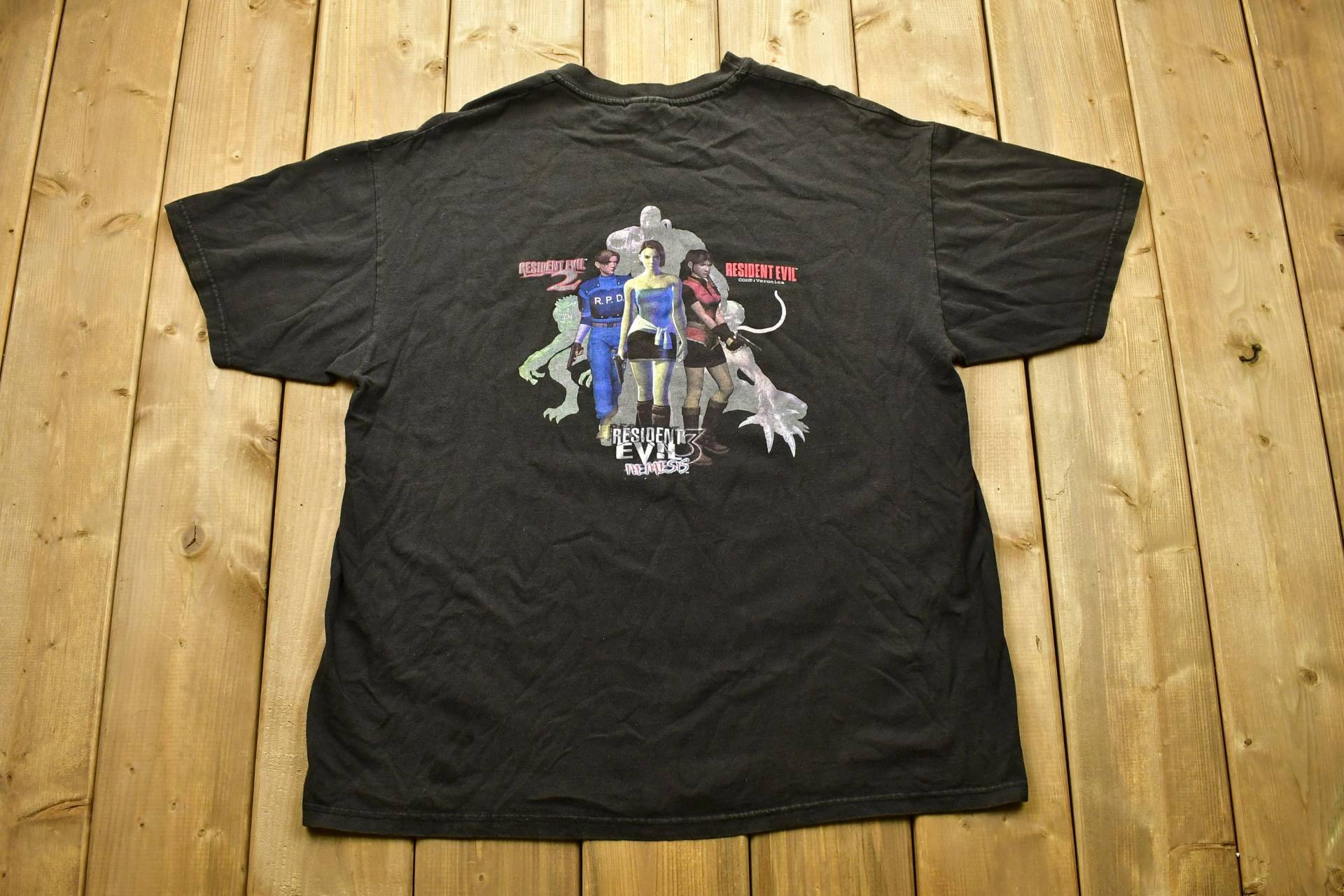 Vintage 90Er Jahre Resident Evil 1, 2 & 3 Promo T-Shirt/Videospiel-Promo Single Stitch Streetwear Retro Style Made in Usa von Lostboysvintage