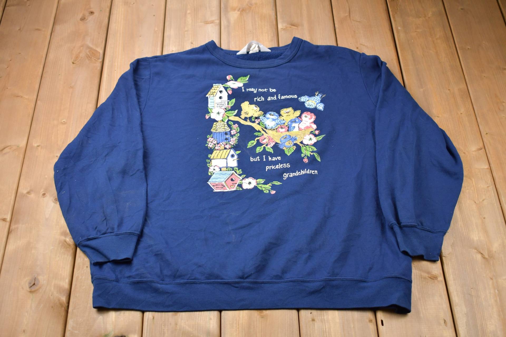 Vintage 1990Er Jahre Süße Oma Blair Grafik Crewneck/90Er Natur Sweatshirt American Streetwear Pullover von Lostboysvintage