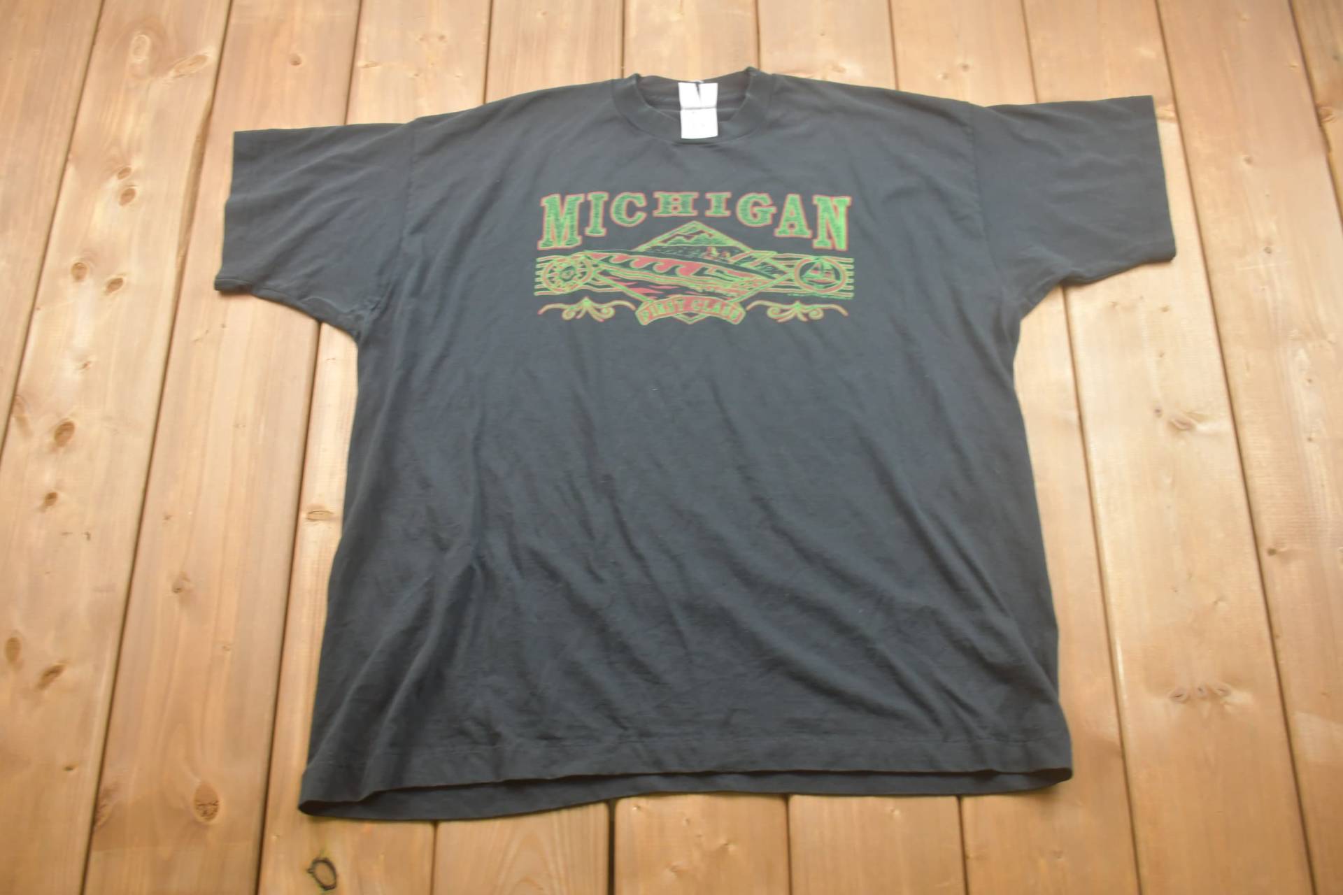 Vintage 90Er Jahre T-Shirt Aus Missouri/Fruit Of The Loom Streetwear Fashion Made in Usa Urlaub Urlaubs-T-Shirt Reise & Tourismus von Lostboysvintage