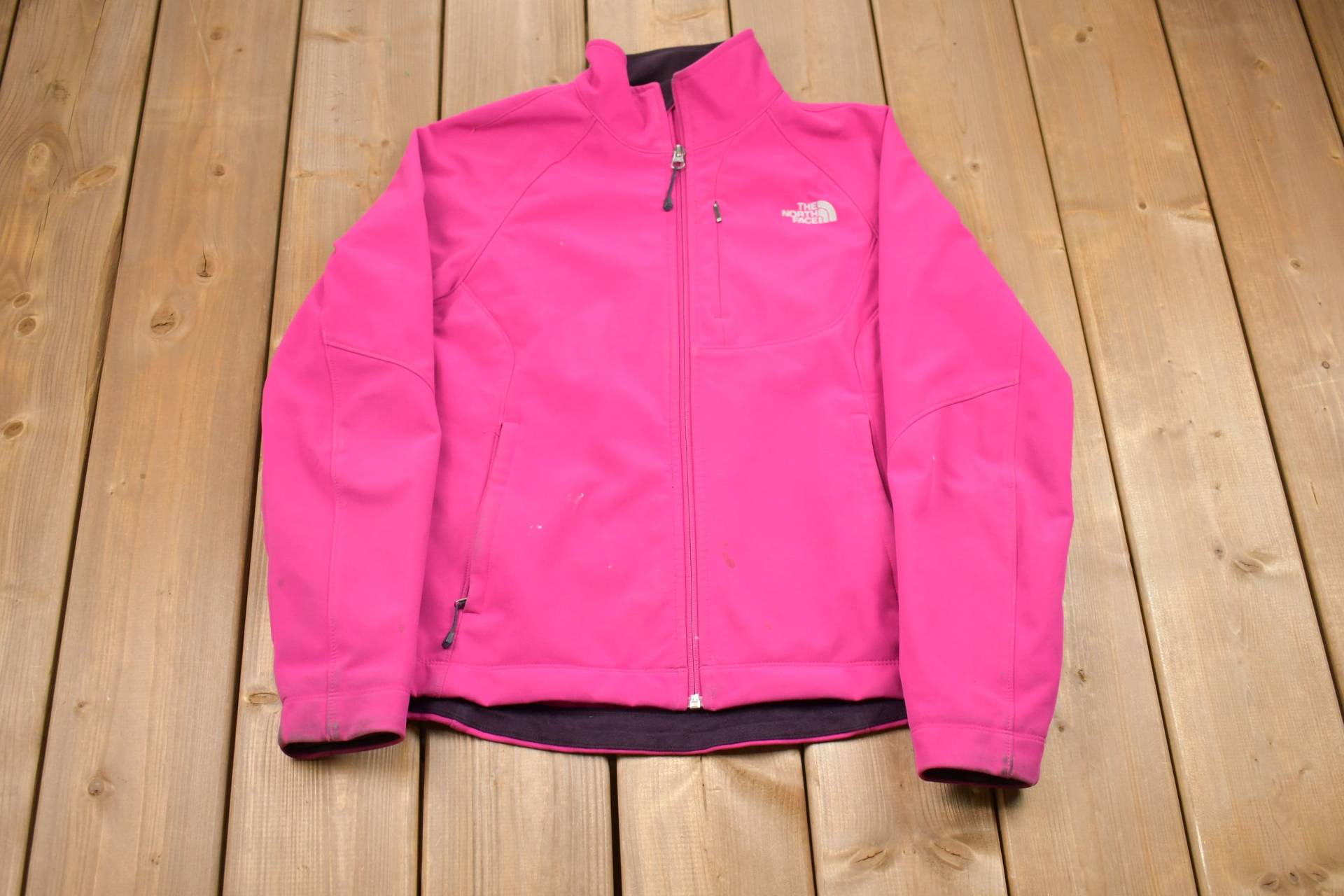 Vintage 1990Er Damen The North Face Fleecepullover Mit Durchgehendem Reißverschluss/Sportbekleidung 90Er Jahre Zip Up Streetwear Athleisure von Lostboysvintage