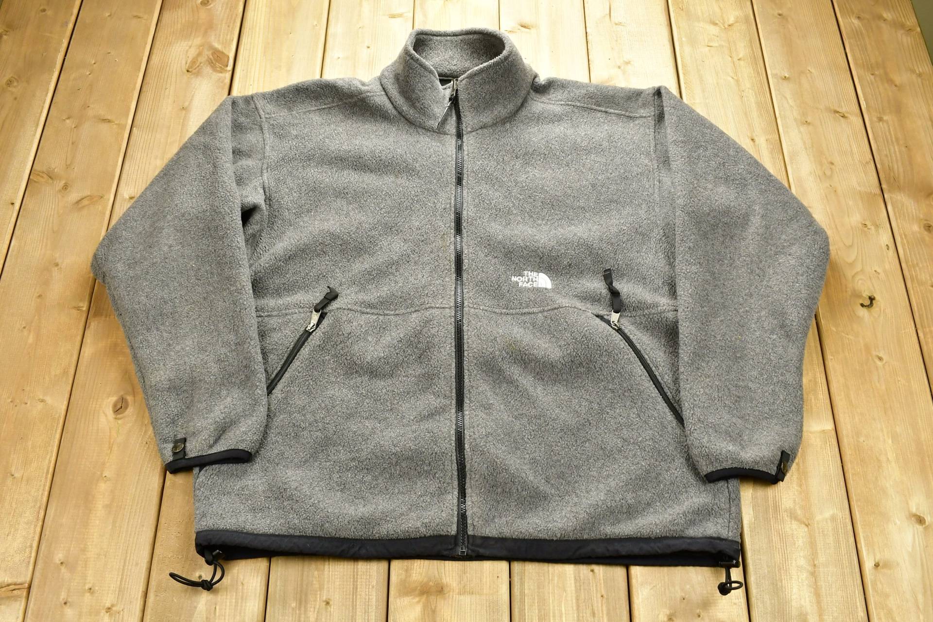 Vintage 90Er Jahre The North Face Hoodie/Großer Reißverschluss Made in Usa Sportkleidung Pullover Streetwear Athleisure Wandern von Lostboysvintage