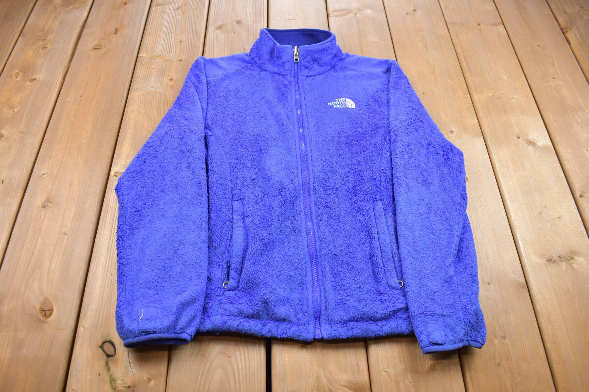 Vintage 90Er Jahre The North Face Zip Fleece Pullover/Outdoorsman Frauen Streetwear Wandern Reißverschluss von Lostboysvintage