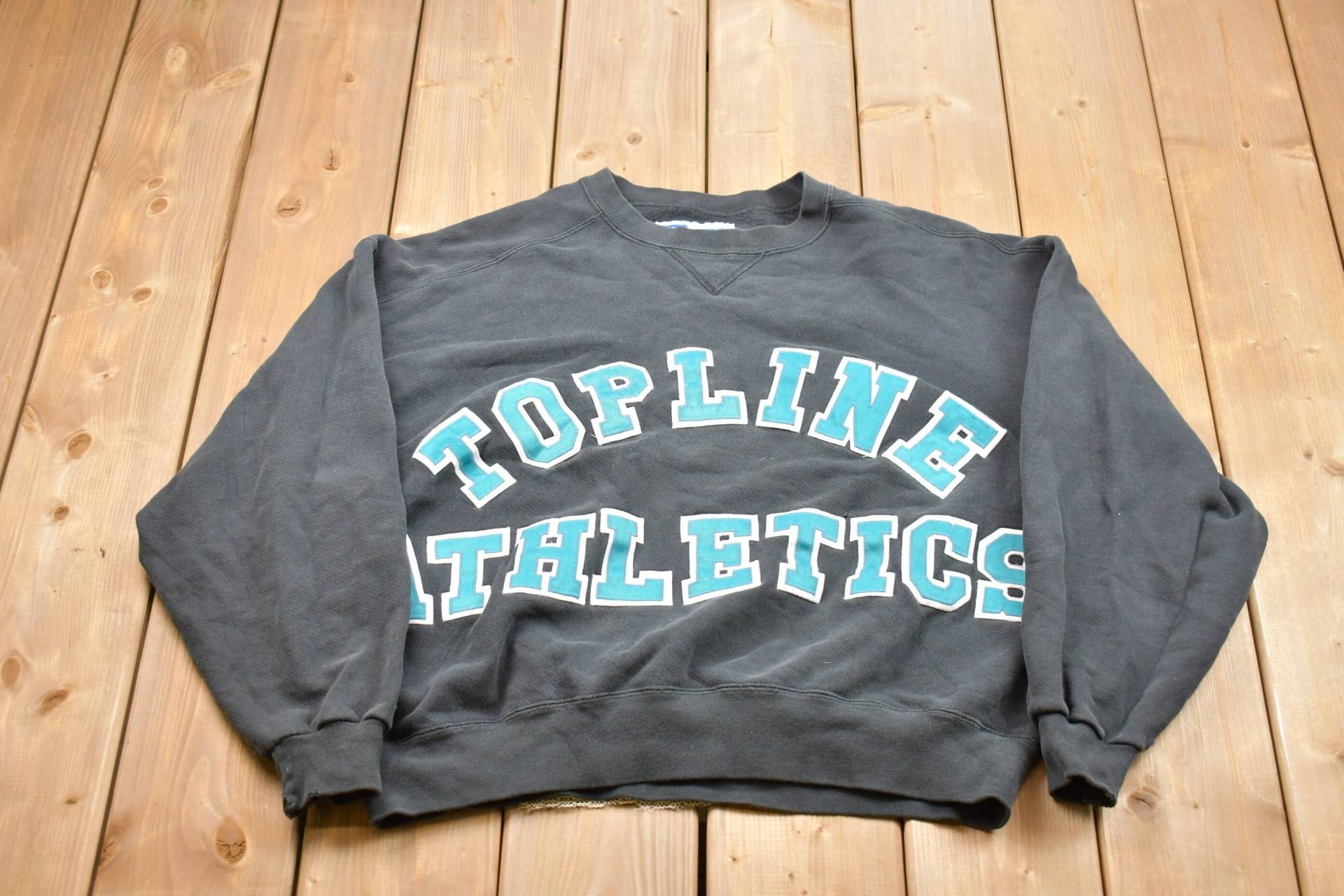 Vintage 1990Er Topline Athletics Crewneck Sweatshirt/Made in Usa 90Er Russel Athletic Athleisure Streetwear von Lostboysvintage