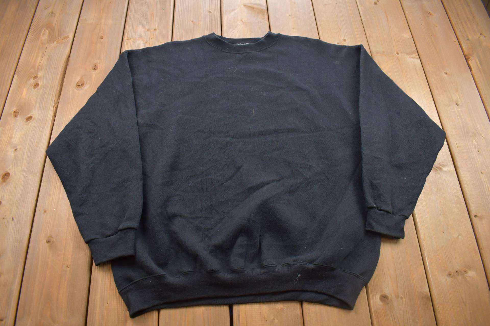 Vintage 1990Er Tultex Blank Crewneck Sweatshirt/Kleiner Fleck 90Er Essential Streetwear Jahre von Lostboysvintage