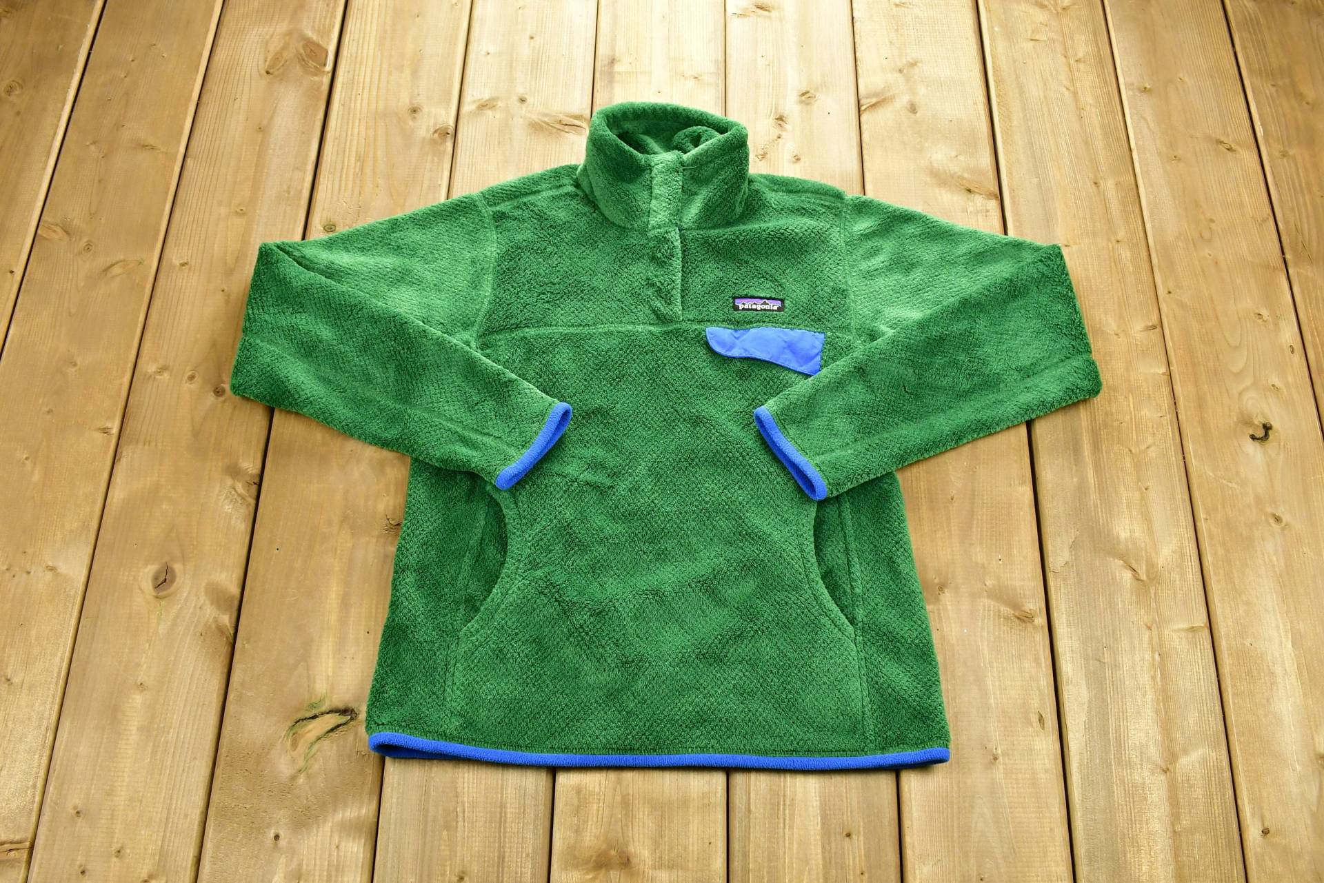 Vintage Patagonia Fleece T Snap Damen Sweatshirt/Viertelknopf Sportswear 90Er Jahre Streetwear Winter Wandern von Lostboysvintage