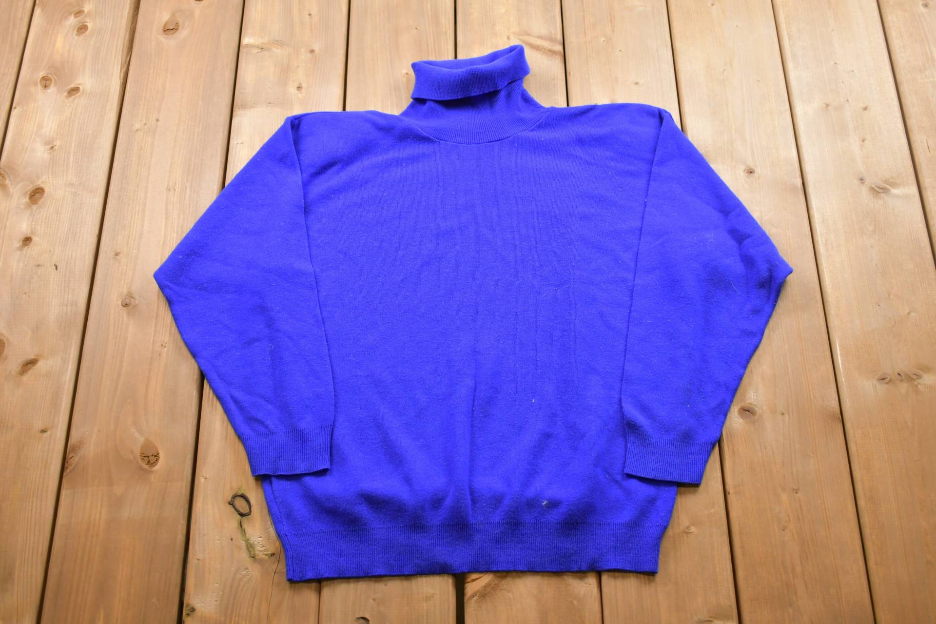 Vintage Rollkragenpullover/strickpullover 90Er Jahre Muster Pullover Outdoor Essentials von Lostboysvintage