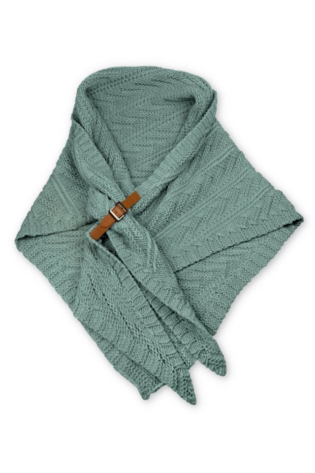 Lot83 Halstuch Trachtentuch - FLEUR - anthrazit, old mint von Lot83