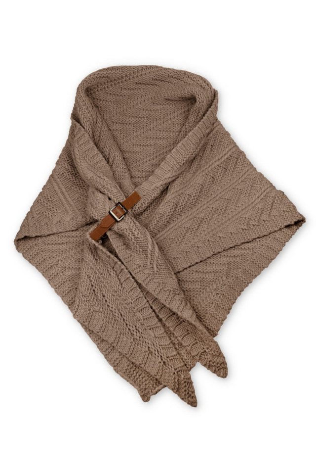 Lot83 Halstuch Trachtentuch - FLEUR - schwarz, taupe von Lot83