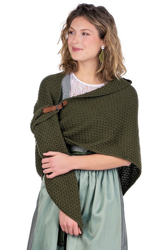 Lot83 Halstuch Trachtentuch - LOT - creme, oliv von Lot83