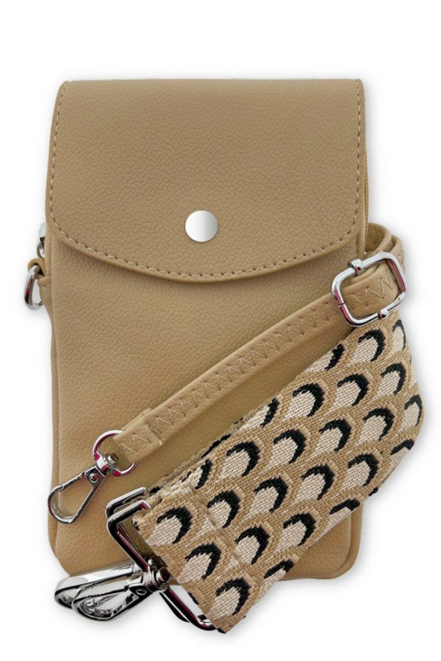 Lot83 Handtasche Handytasche - ELIN - beige, grau, schwarz, silber Lot83 Handtasche Handytasche - ELIN - beige, grau, schwarz, silber von Lot83