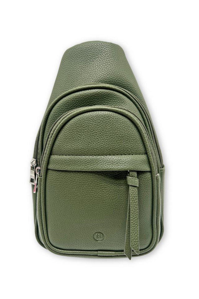 Lot83 Handtasche Rucksack Damen - FAYA - hellgrau, khaki von Lot83