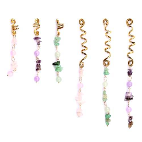 Lotsdonxia 6er-Pack Haar-Zopfschmuck – Perlen-Kristall-Anhänger, Schnur-Dekorationen für Zöpfe, stilvolle Haar-Accessoires für einen einzigartigen Look Lotsdonxia 6er-Pack Haar-Zopfschmuck – Perlen-Kristall-Anhänger, Schnur-Dekorationen für Zöpfe, stilvolle Haar-Accessoires für einen einzigartigen Look von Lotsdonxia