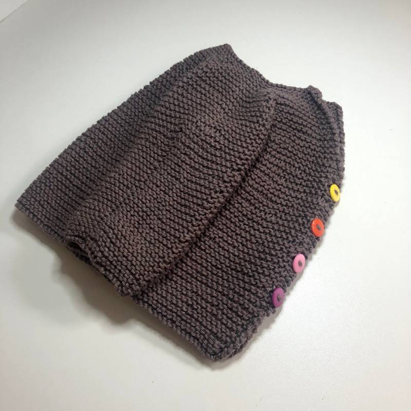 Babyjacke, Handgestrickte Babyjacke | 62/68 von Lottaisknitting