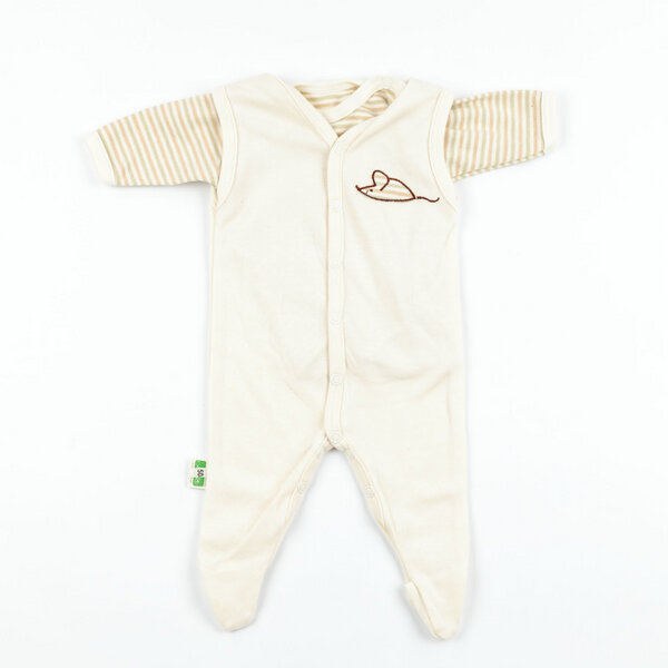 Lotties Baby Strampler + Shirt im Set Maus Frühchen Gr. 44-68 von Lotties