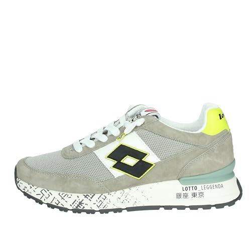 Lotto Leggenda Sneakers mit herausnehmbarem Fußbett für Herren - Grau Modell 222656 222656 Mesh, grau, 41 EU von Lotto Leggenda