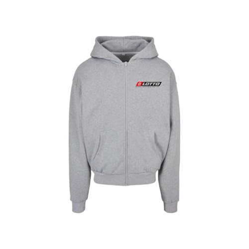 LOTTO Herren Sweatshirt Kapuzenpullover, grau, L von Lotto
