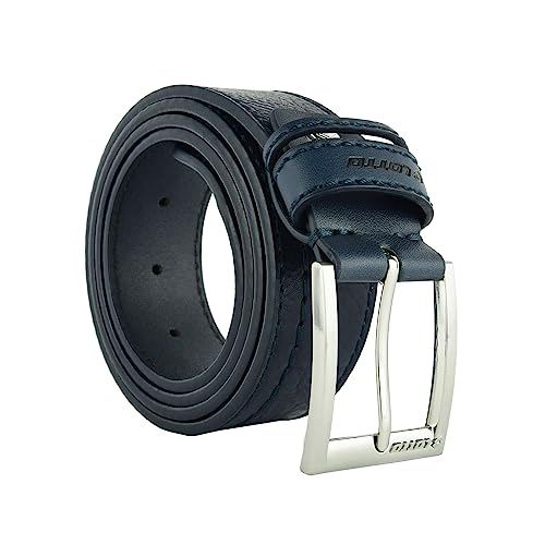 Lotto, Herren-Gürtel aus PU-Außenmaterial und Lederfutter, 4 cm Breite, kürzbar, mit Geschenkbox von Lotto