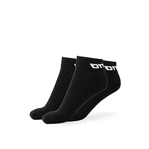 Lotto, 12 Paar Unisex Technische Socken aus weicher Baumwolle mit mit Mikroschwamm Sohle, Entwickelt für Running, Gym, Fitness, Pilates, OEKO-TEX zertifiziert, Schwarz, 35-38 von Lotto