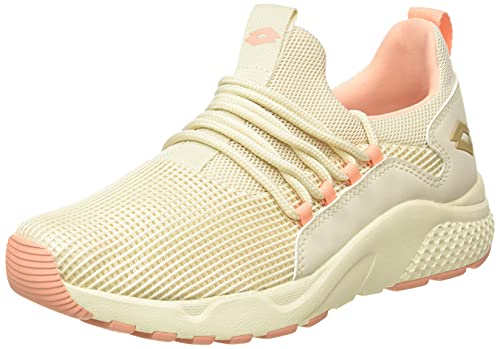 Lotto Damen Breeze Rise II MSH W Oxford-Schuh, Weiß und Beige, 40 EU von Lotto