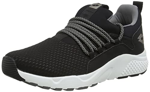 Lotto Damen Breeze Rise W Oxford-Schuh, Schwarz und Grau, 37 EU von Lotto