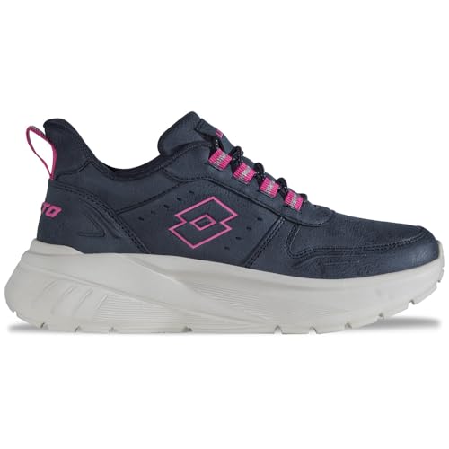 Lotto Damen MEANTIV Women Sneaker, Navy/PINK, 41 EU von Lotto