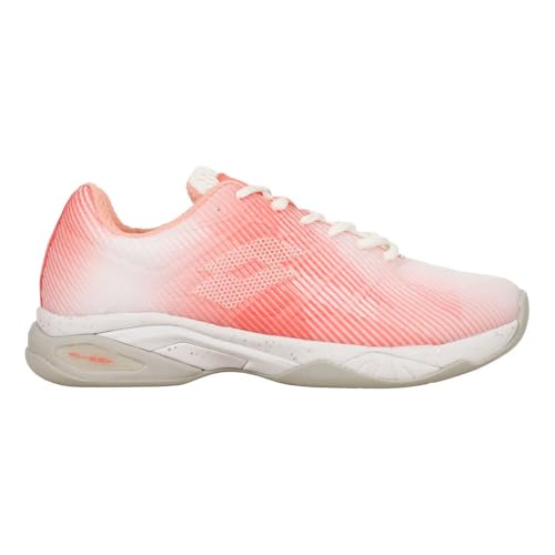 Lotto Damen Mirage 300 Iii IDC W Tennisschuhe Teppichschuh Weiß-Pink EU 40 Neu von Lotto