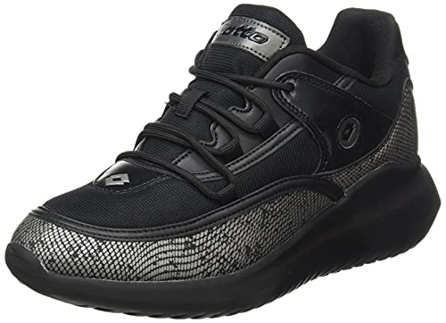 Lotto Damen SMART 4 II W Oxford-Schuh, Schwarz und Grau, 38.5 EU von Lotto