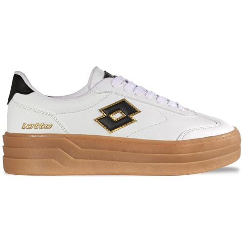Lotto Damen STACKY RB Women Sneaker, White/Black, 38 EU von Lotto