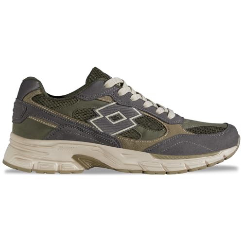 Lotto FLOWTIV Unisex Sneaker, DK.Grey/Olive, 40 EU von Lotto