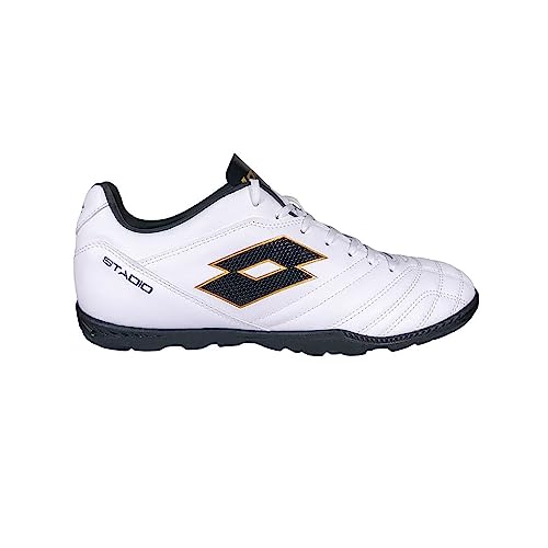 Lotto Fußballschuh Stadion 705 Tf AllWhite/Allblack/LightPlatino, Allwhite Allblack Lightplatino, 42 EU von Lotto