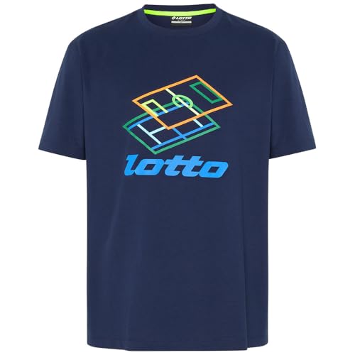 Lotto Herren Men, Regular Fit T-Shirt, Peacoat, Medium von Lotto