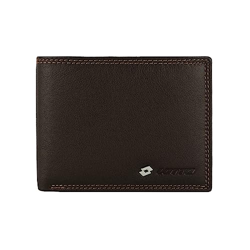 Lotto Herren-Geldbörse aus echtem Leder, geräumig mit Geschenkbox, ohne Sichtfenster mit Münzfach Lotto Herren-Geldbörse aus echtem Leder, geräumig mit Geschenkbox, ohne Sichtfenster mit Münzfach von Lotto