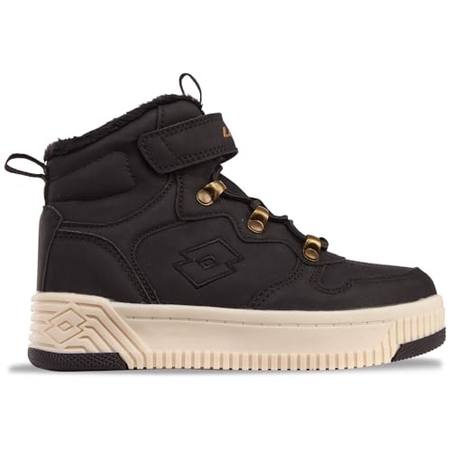 Lotto JALANA FUR K Unisex Kids Sneaker, Black/Offwhite, 33 EU Lotto JALANA FUR K Unisex Kids Sneaker, Black/Offwhite, 33 EU von Lotto