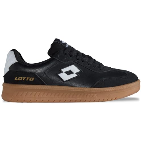 Lotto MAKERA Unisex Sneaker, Black/White, 42 EU Lotto MAKERA Unisex Sneaker, Black/White, 42 EU von Lotto