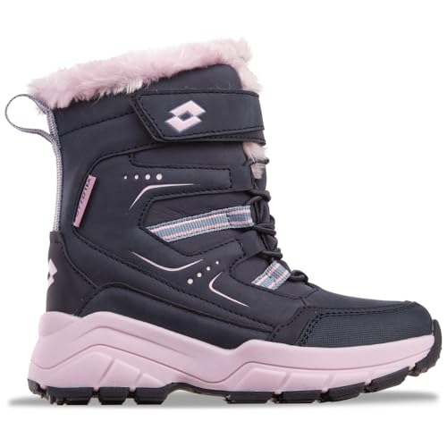Lotto NIZINA TEX T Unisex Kids Halblange Stiefel, Navy/Violet, 40 EU von Lotto