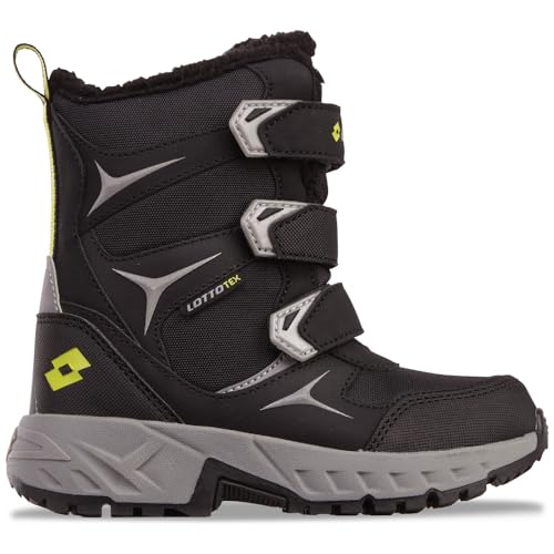 Lotto Stylecode: 2600550K PINECREEK TEX K Unisex Kids Halblange Stiefel BLACK/SILVER 32 Lotto Stylecode: 2600550K PINECREEK TEX K Unisex Kids Halblange Stiefel BLACK/SILVER 32 von Lotto