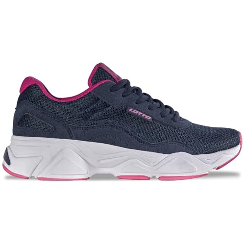 Lotto RAYSE Unisex Sneaker, Navy/PINK, 39 EU Lotto RAYSE Unisex Sneaker, Navy/PINK, 39 EU von Lotto