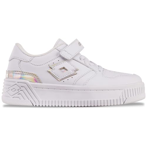 Lotto SCOPI GC K Sneaker, White/Multi, 34 EU von Lotto