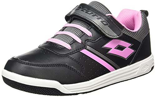 Lotto Set ACE AMF XVI JR SL Oxford-Schuh, Schwarz und Rosa, 37 EU von Lotto