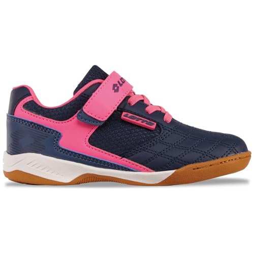 Lotto Unisex Kinder Sneaker, Navy Fr Pink, 26 EU Lotto Unisex Kinder Sneaker, Navy Fr Pink, 26 EU von Lotto