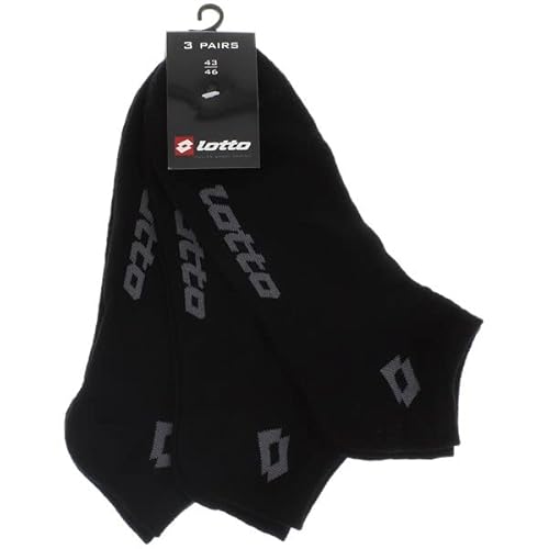 Lotto Sneakersocken 3er Pack Schwarz (39-42) von Lotto