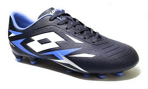 Lotto Solista 700 IV FG Fußballschuhe für Herren, Navy Blue All White Cornflower, 44 EU von Lotto