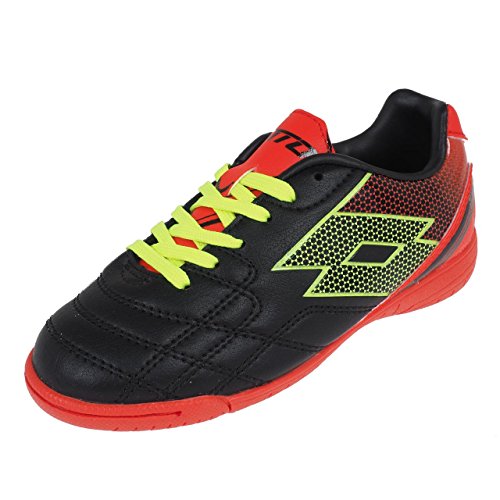 Lotto Spider XI ID Junior L, Jungen, Gr. 30 (EU), Black/Yellow Safety von Lotto