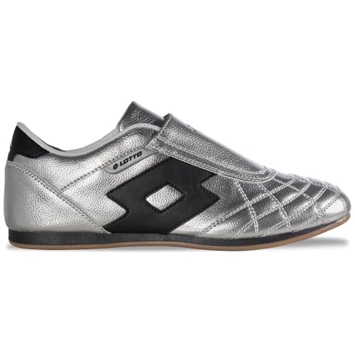 Lotto TENDORO GC Unisex Sneaker, Silver/Black, 41 EU von Lotto