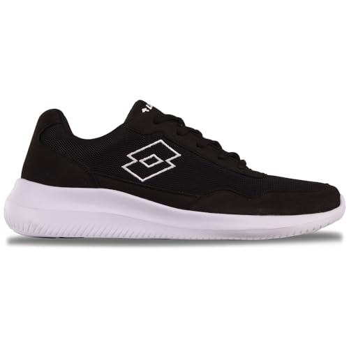 Lotto Unisex Connect Sneaker, Black/White, 44 EU Lotto Unisex Connect Sneaker, Black/White, 44 EU von Lotto
