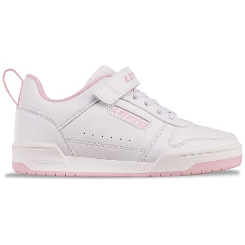 Lotto Unisex Kinder Sneaker, White Lavender, 32 EU Lotto Unisex Kinder Sneaker, White Lavender, 32 EU von Lotto